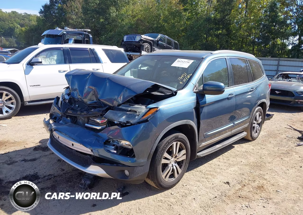 2016 Honda Pilot Ex-L VIN:5FNYF6H87GB098258 - 2