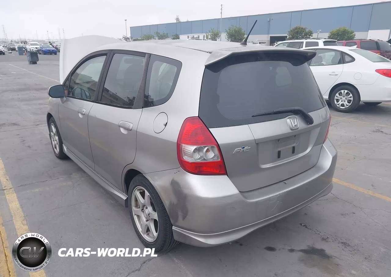 2007 Honda Fit Sport VIN:JHMGD37687S038278 - 6