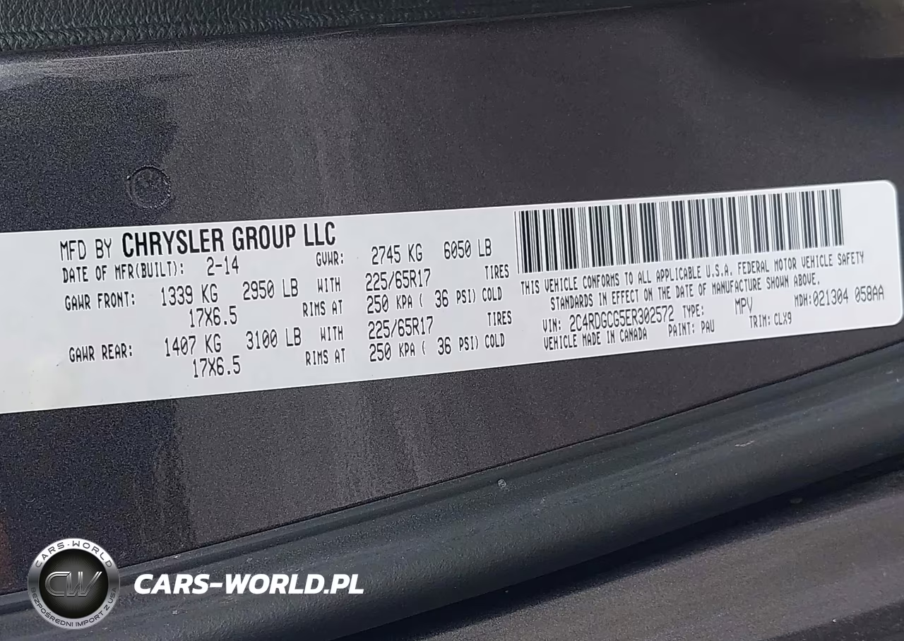 2014 Dodge Grand Caravan Sxt VIN:2C4RDGCG5ER302572 - 9