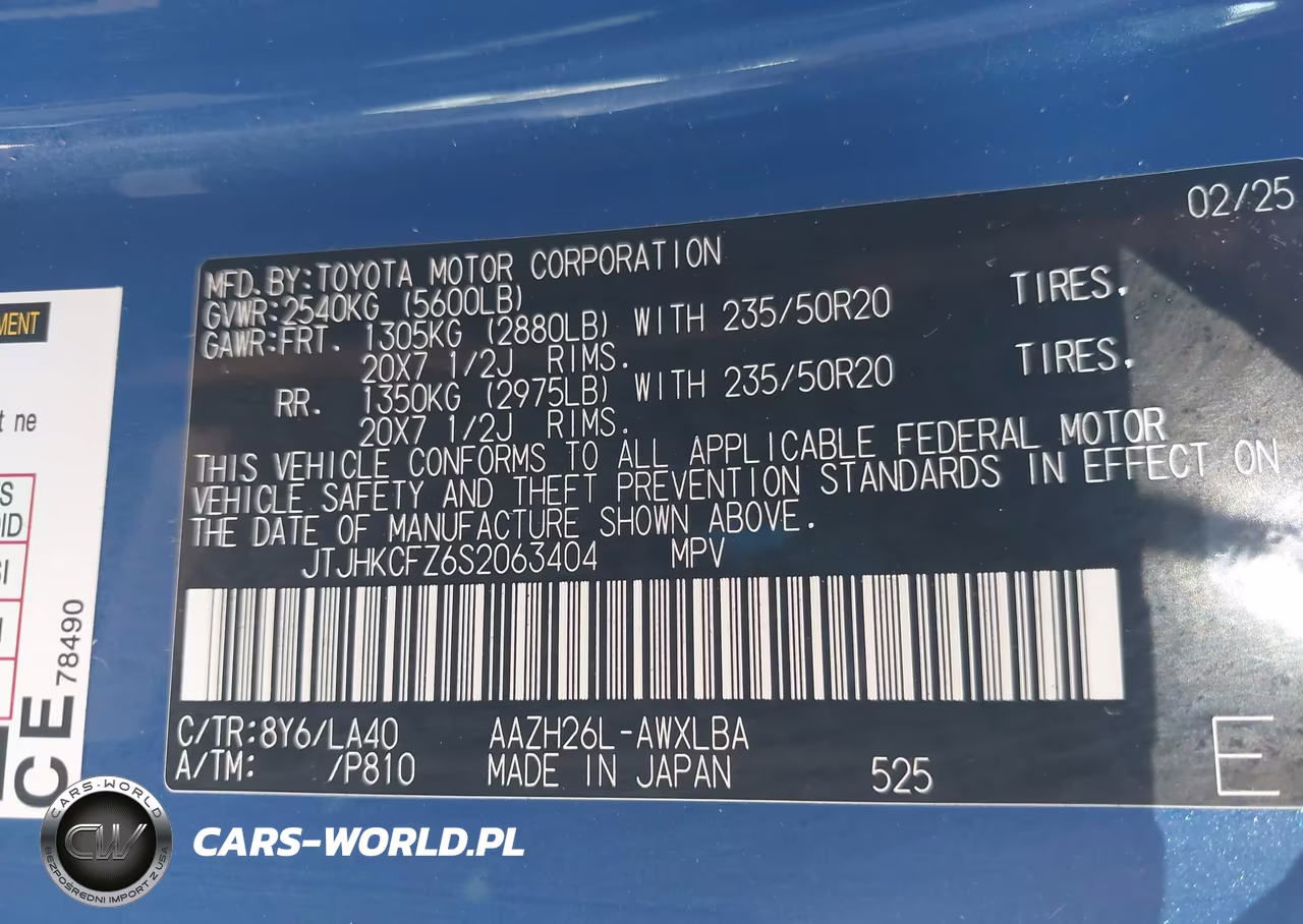 2025 Lexus Nx 450H+ Luxury VIN:JTJHKCFZ6S2063404 - 9