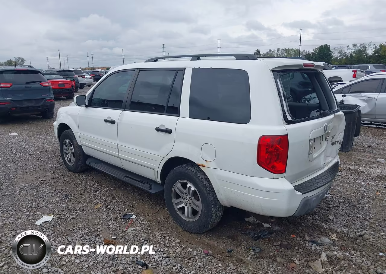 2004 Honda Pilot Ex-L VIN:2HKYF18684H550264 - 3