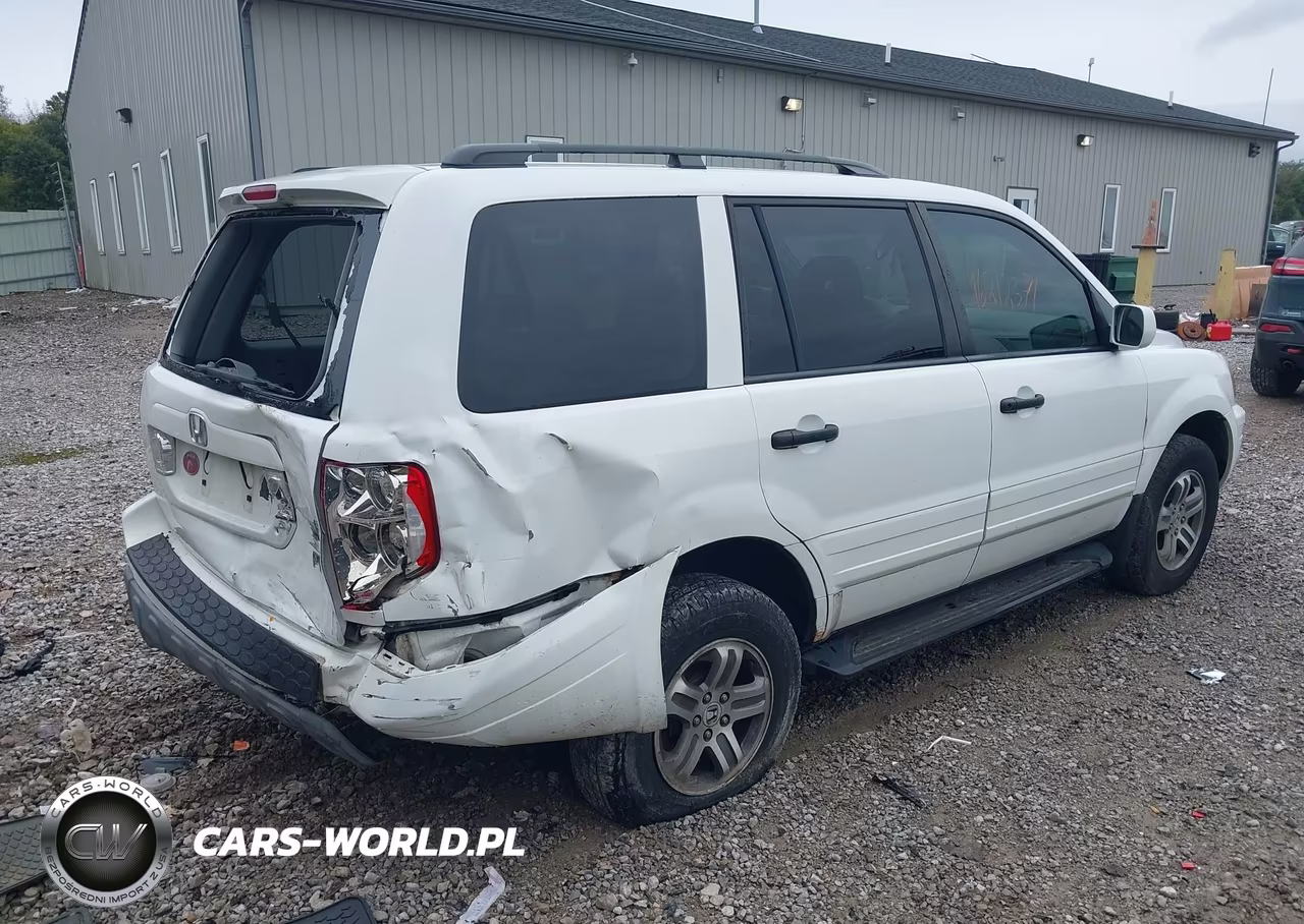 2004 Honda Pilot Ex-L VIN:2HKYF18684H550264 - 4