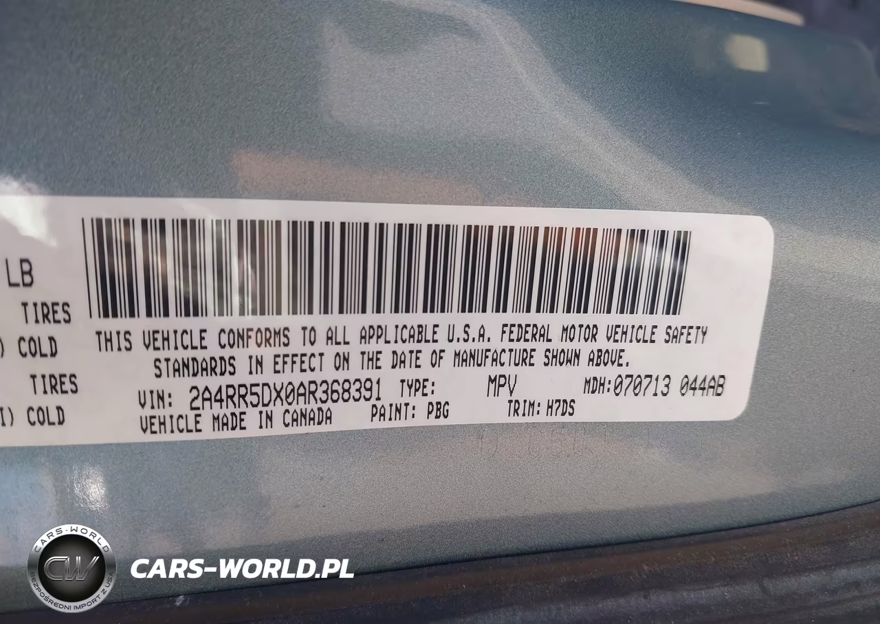 2010 Chrysler Town & Country Touring VIN:2A4RR5DX0AR368391 - 9
