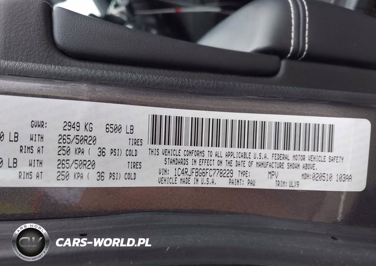 2015 Jeep Grand Cherokee Limited VIN:1C4RJFBG6FC778229 - 9