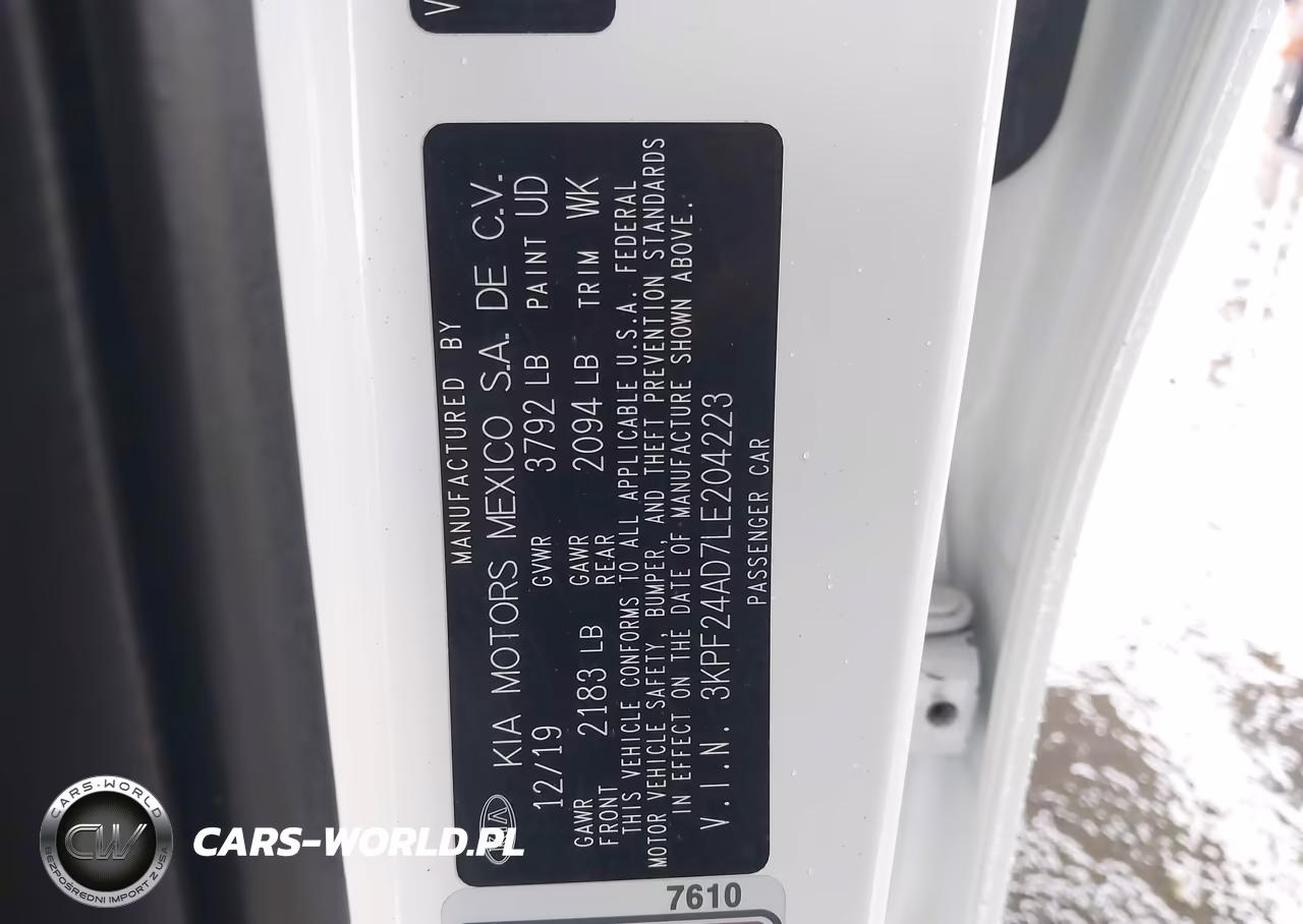 2020 Kia Forte Lxs VIN:3KPF24AD7LE204223 - 9