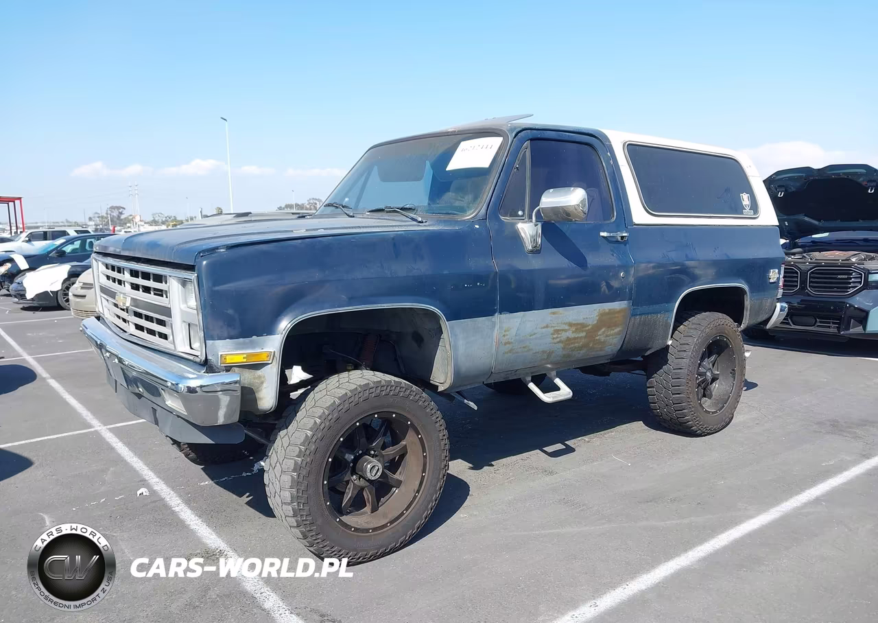 1988 Chevrolet Blazer V10 VIN:1GNEV18K5JF189205 - 2