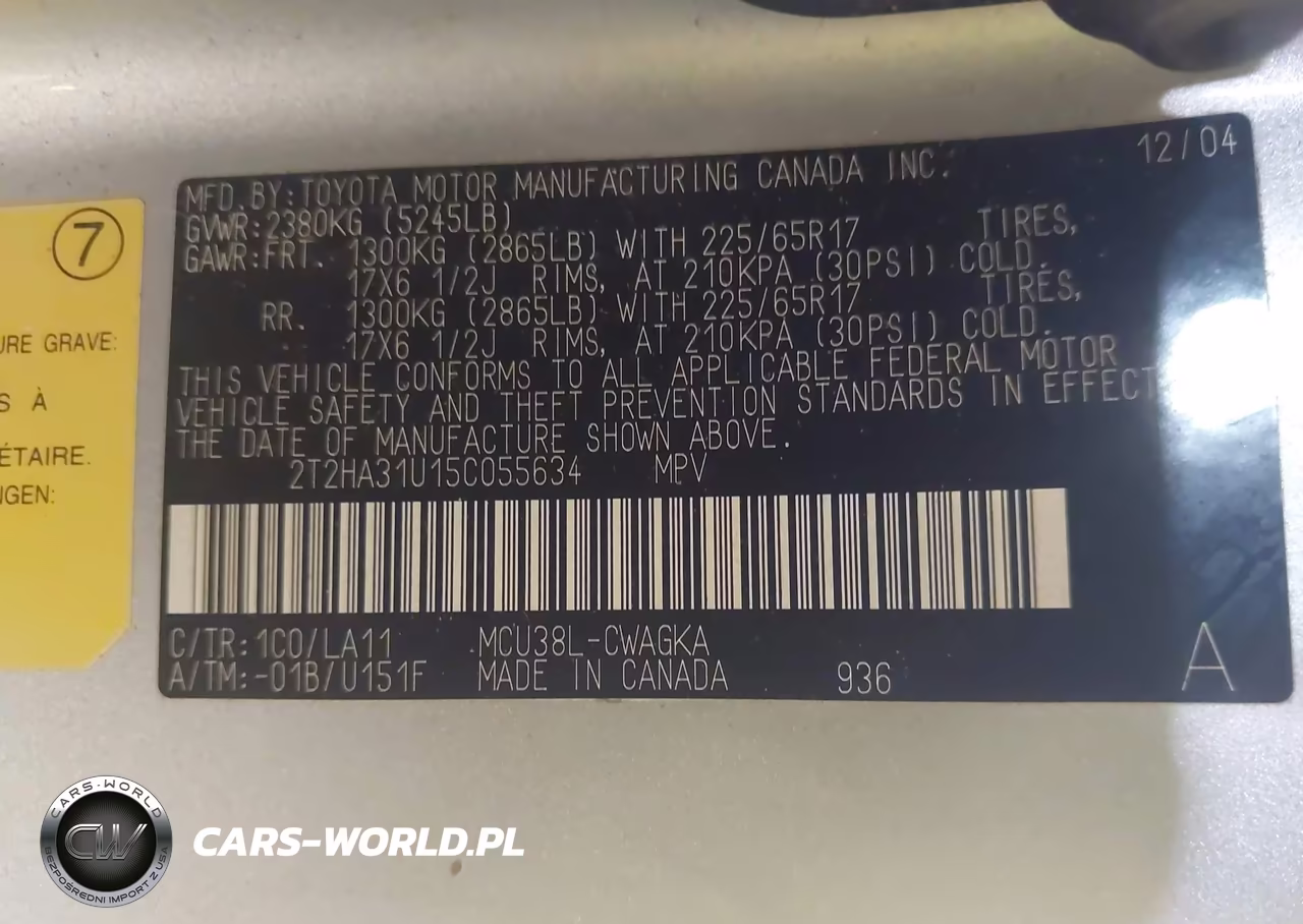 2005 Lexus Rx 330 VIN:2T2HA31U15C055634 - 9