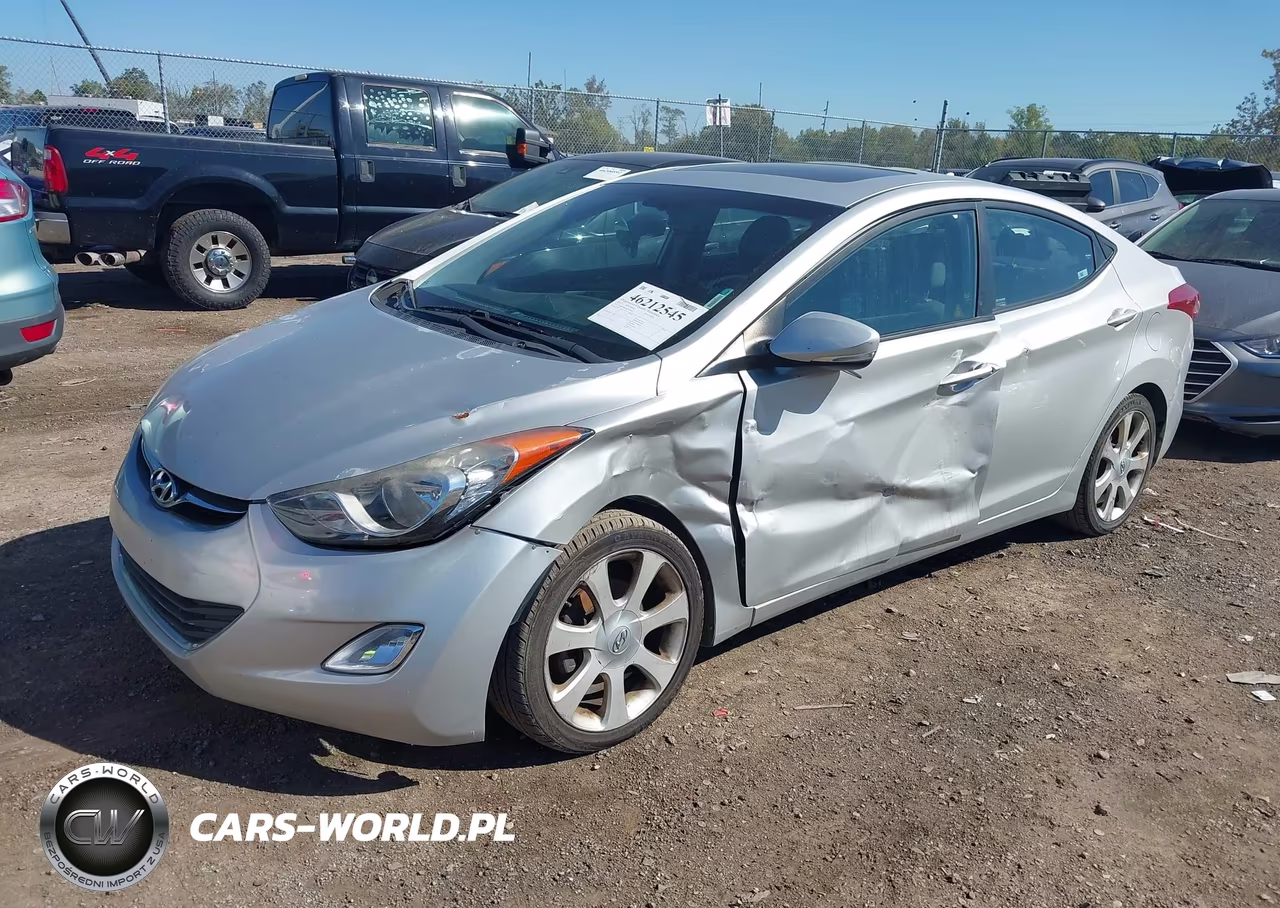 2013 Hyundai Elantra Gls VIN:KMHDH4AE4DU918422 - 2
