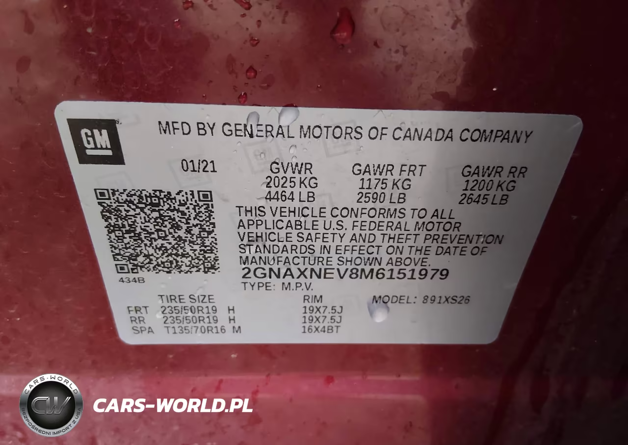 2021 Chevrolet Equinox Fwd Premier VIN:2GNAXNEV8M6151979 - 9