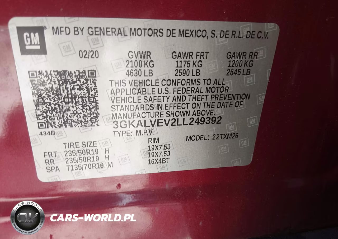2020 GMC Terrain Awd Slt VIN:3GKALVEV2LL249392 - 9