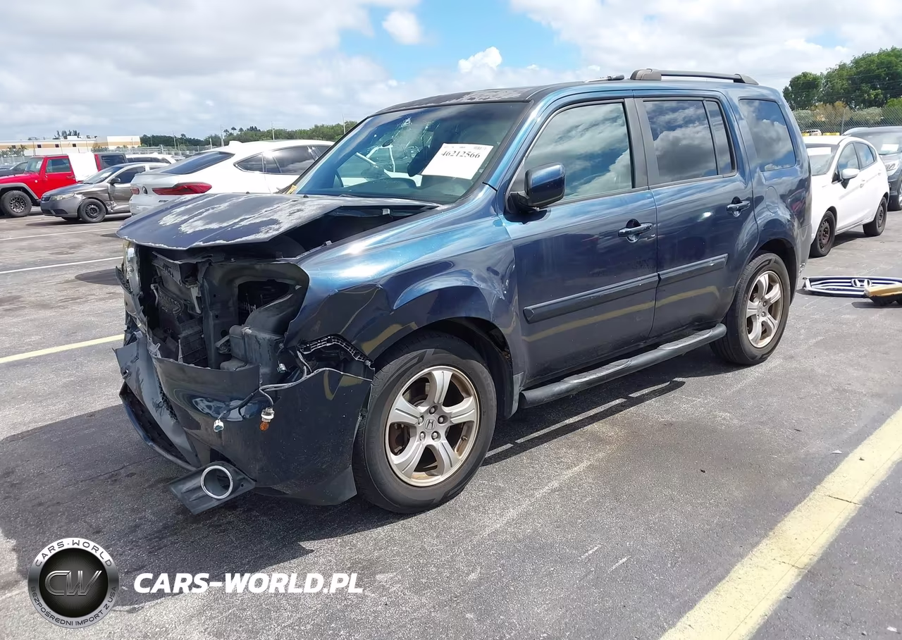 2012 Honda Pilot Ex-L VIN:5FNYF3H56CB012047 - 2