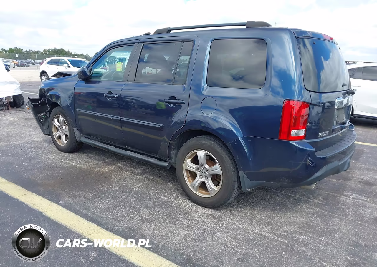 2012 Honda Pilot Ex-L VIN:5FNYF3H56CB012047 - 3