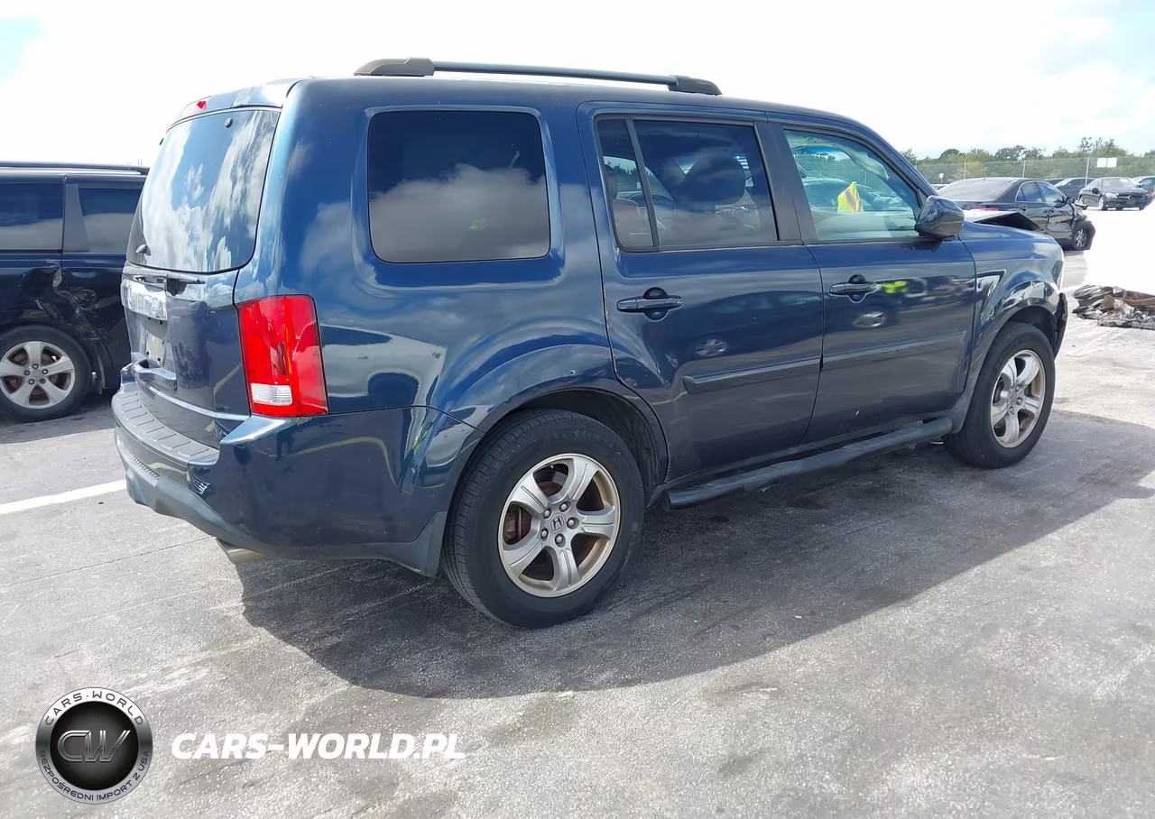 2012 Honda Pilot Ex-L VIN:5FNYF3H56CB012047 - 4