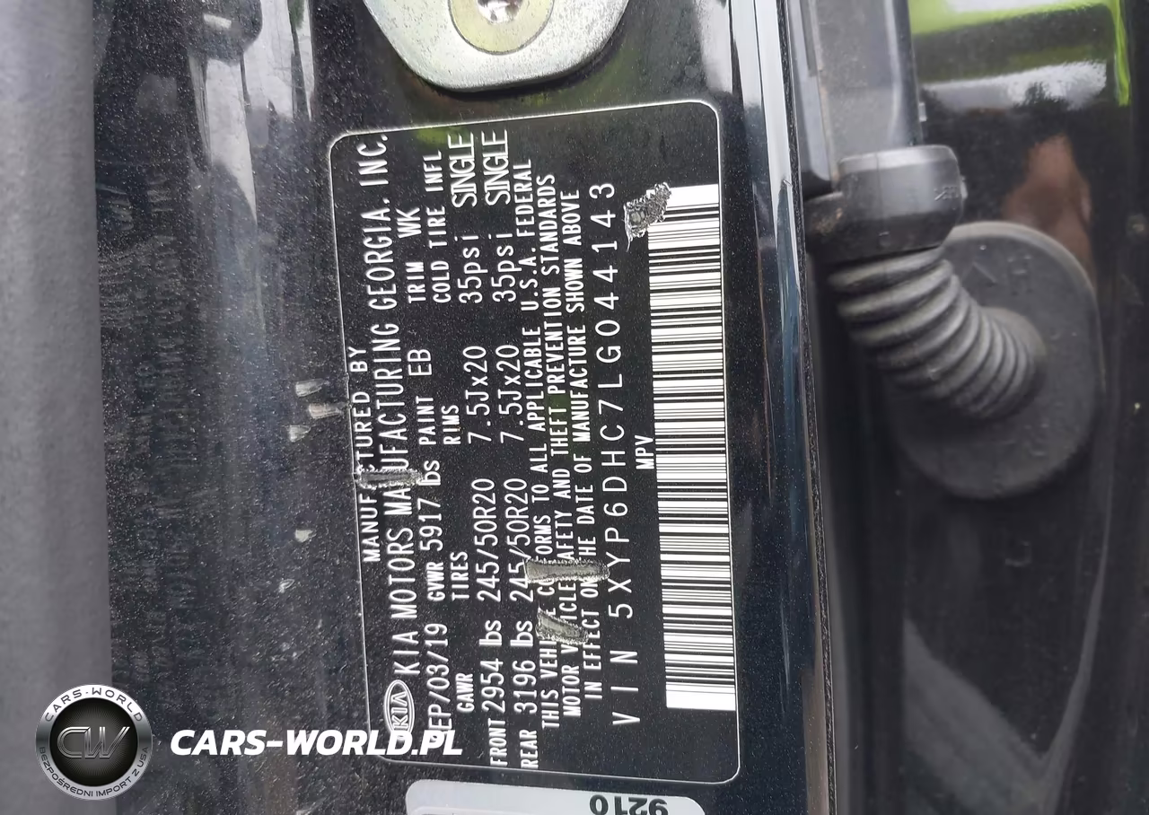 2020 Kia Telluride S VIN:5XYP6DHC7LG044143 - 9