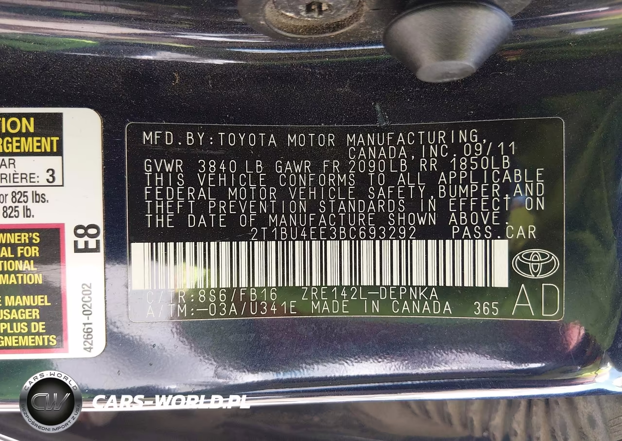 2011 Toyota Corolla Le VIN:2T1BU4EE3BC693292 - 9