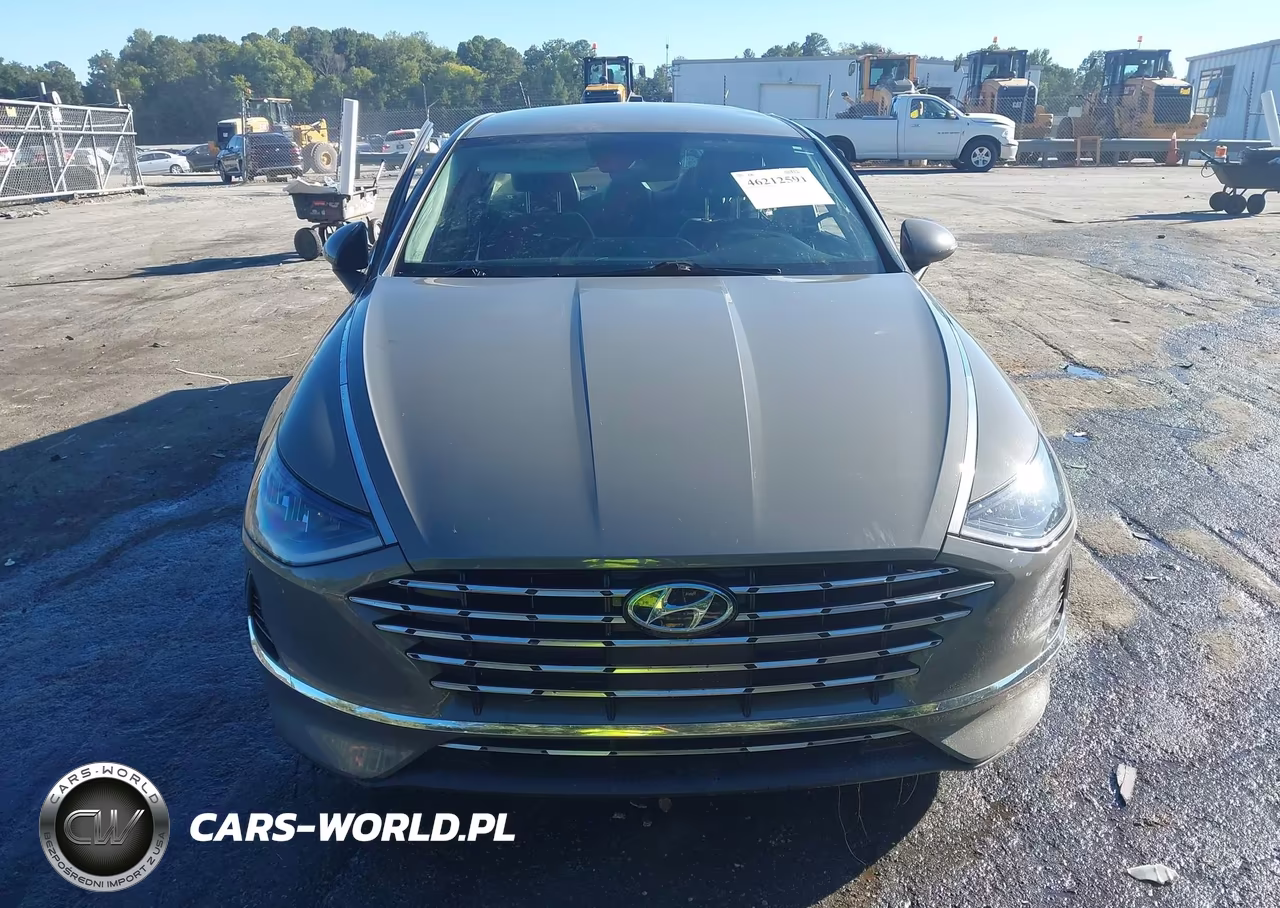 2021 Hyundai Sonata Blue VIN:KMHL24JJXMA035503 - 11
