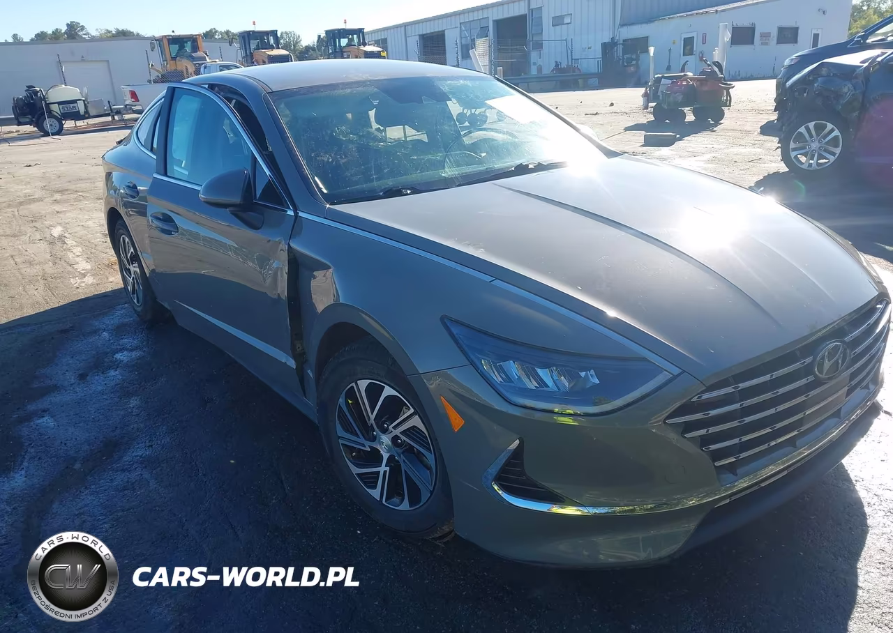 2021 Hyundai Sonata Blue VIN:KMHL24JJXMA035503 - 17