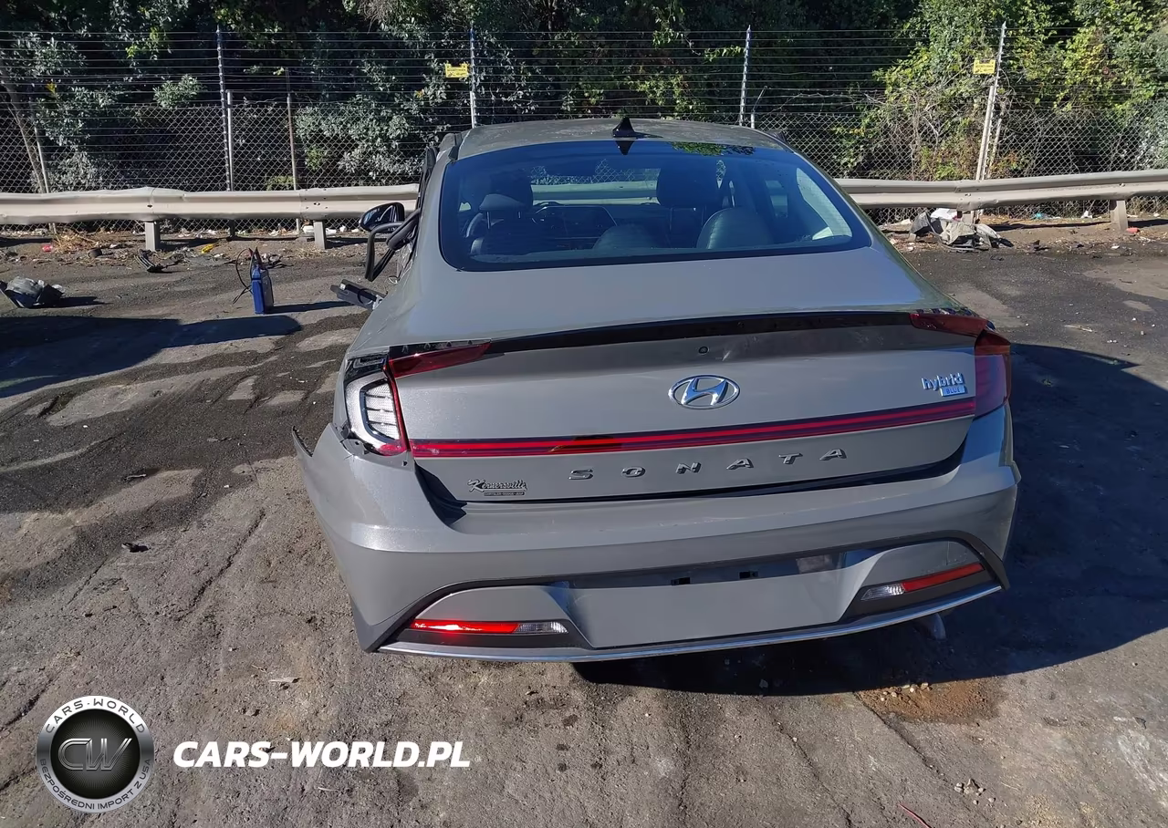 2021 Hyundai Sonata Blue VIN:KMHL24JJXMA035503 - 18
