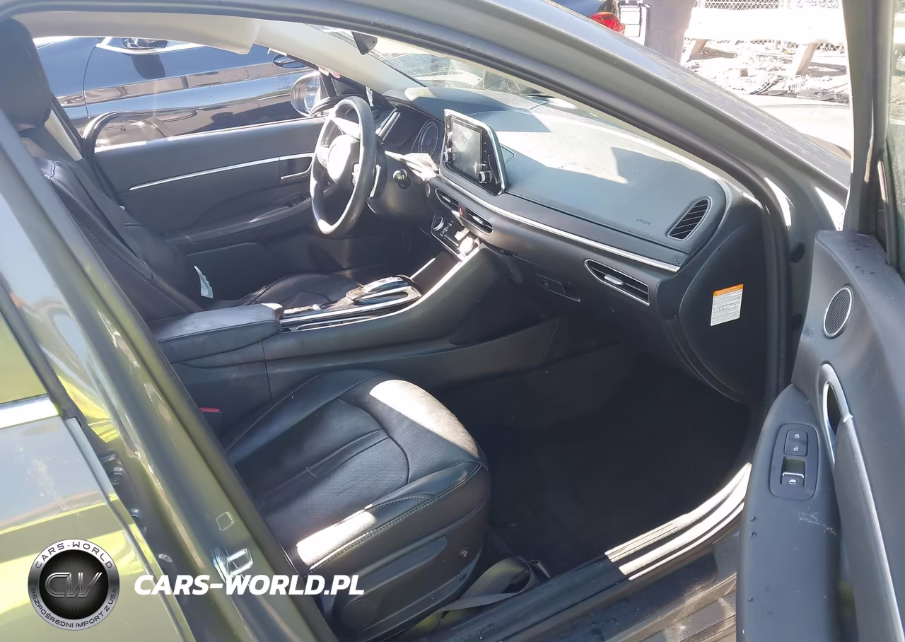 2021 Hyundai Sonata Blue VIN:KMHL24JJXMA035503 - 5
