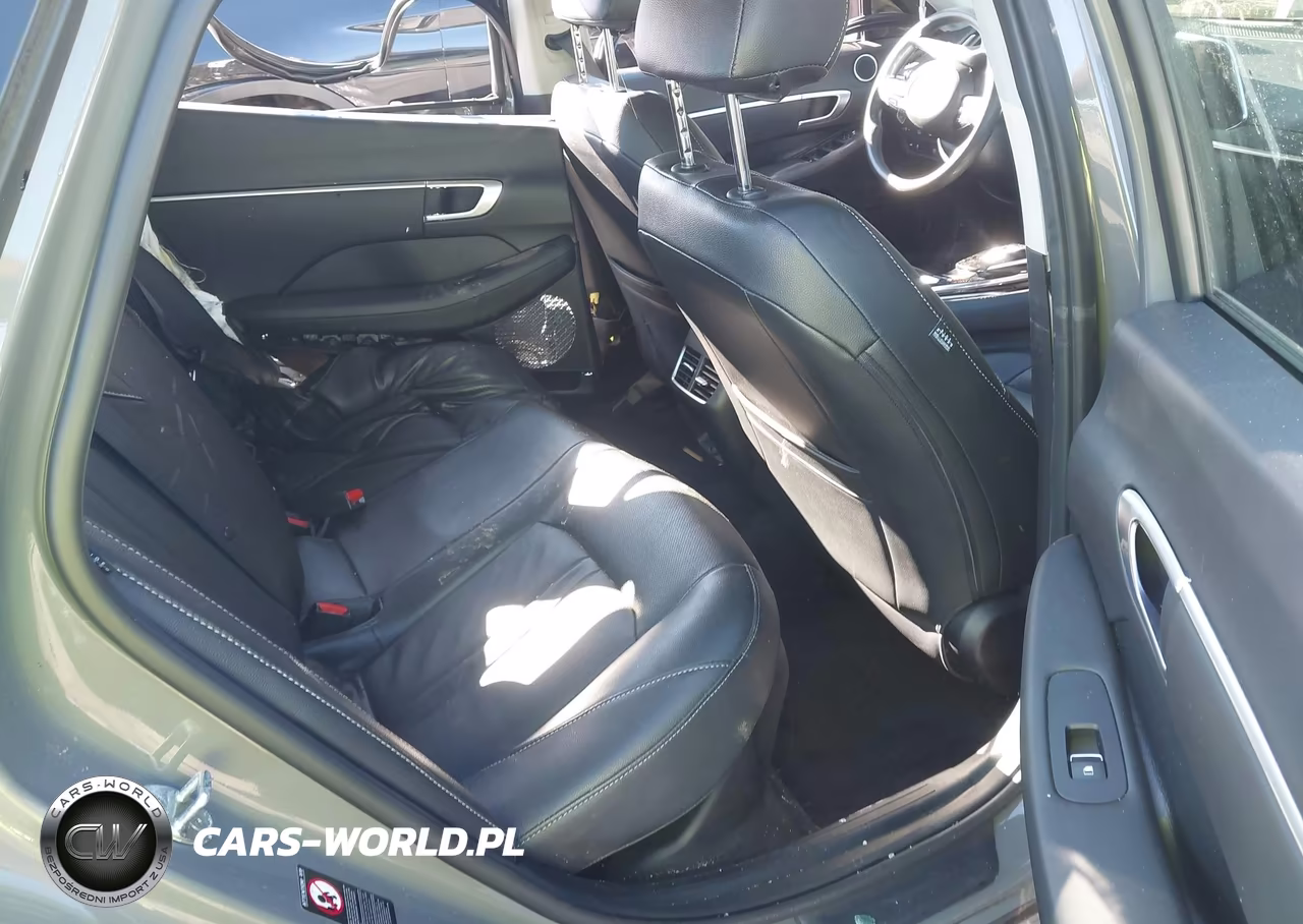 2021 Hyundai Sonata Blue VIN:KMHL24JJXMA035503 - 8