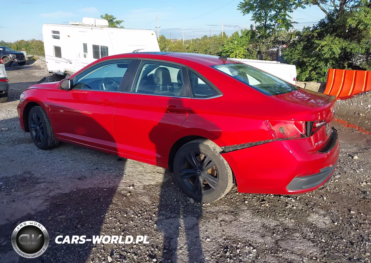2022 Volkswagen Jetta 1.5T Se VIN:3VW7M7BUXNM010631 - 3