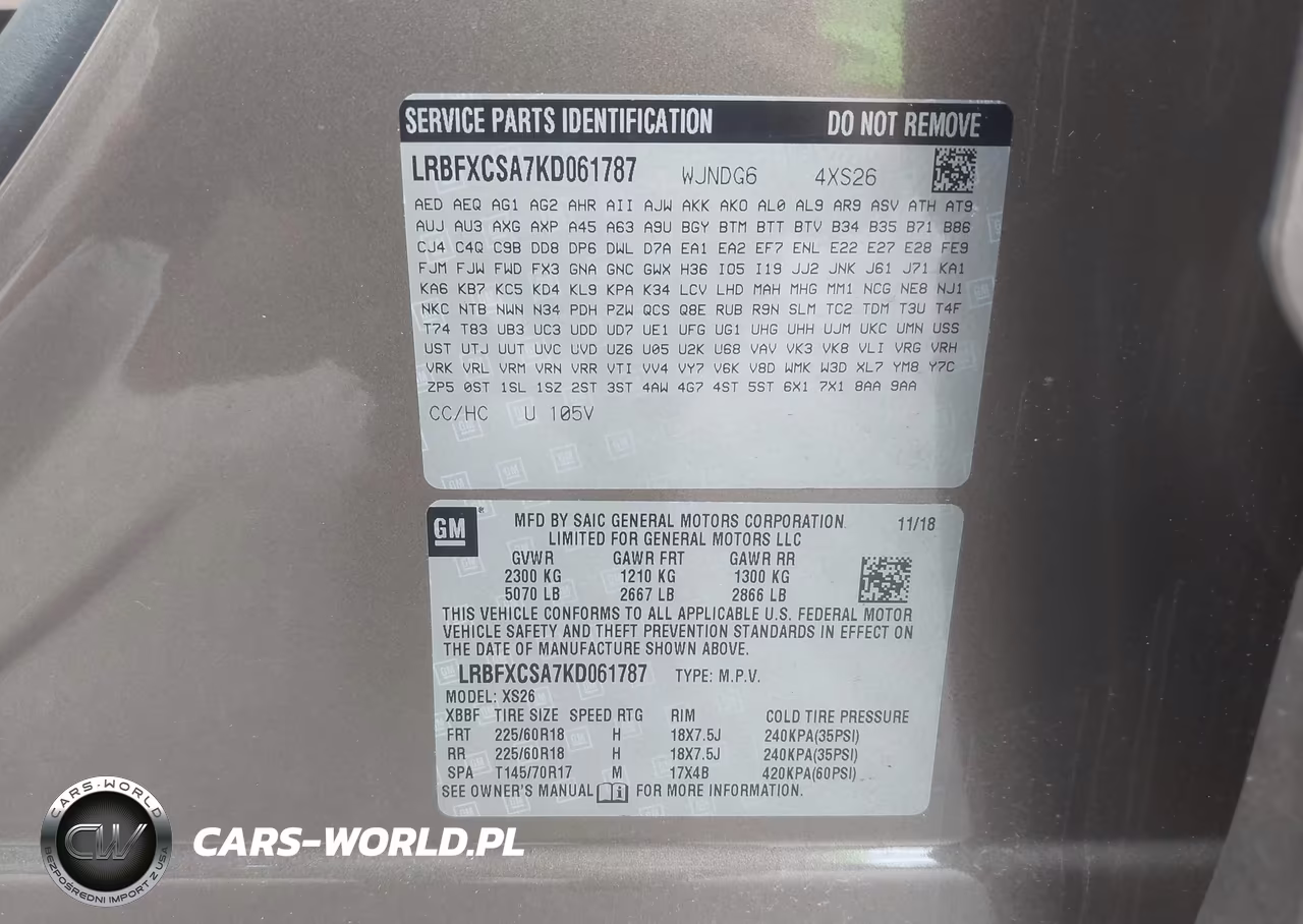 2019 Buick Envision Fwd Essence VIN:LRBFXCSA7KD061787 - 9