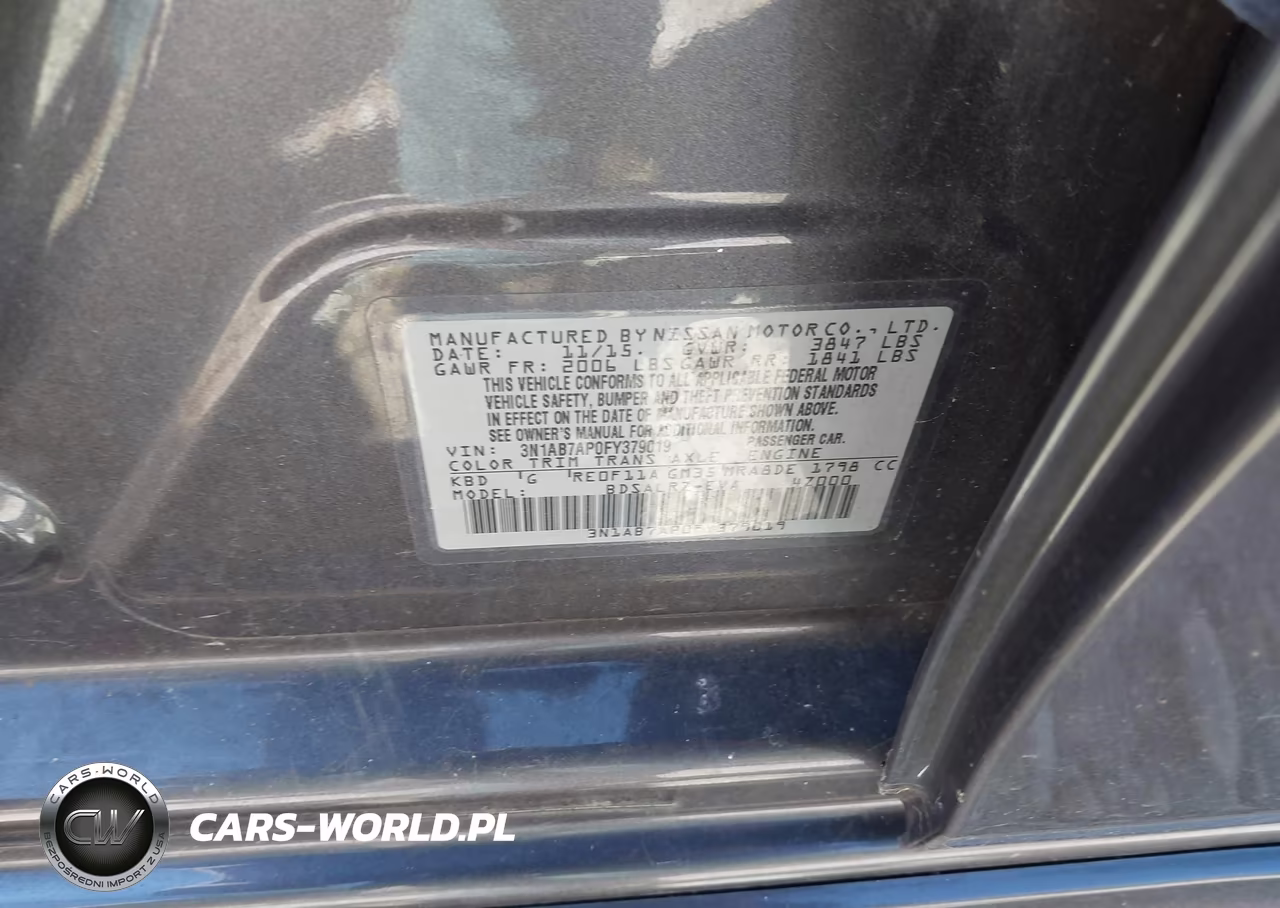 2015 Nissan Sentra Sr VIN:3N1AB7AP0FY379019 - 9