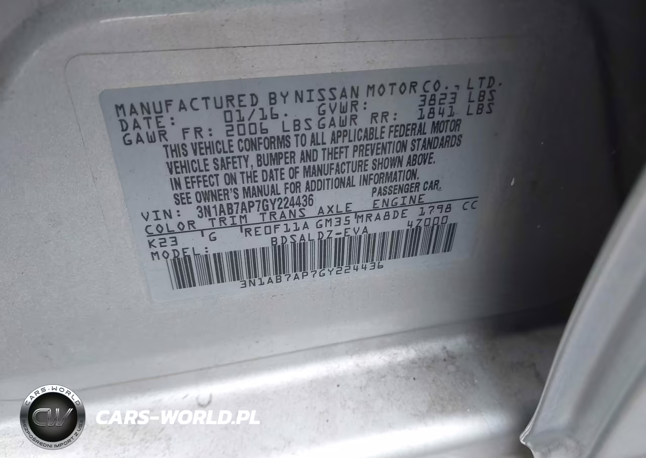 2016 Nissan Sentra Sv VIN:3N1AB7AP7GY224436 - 9