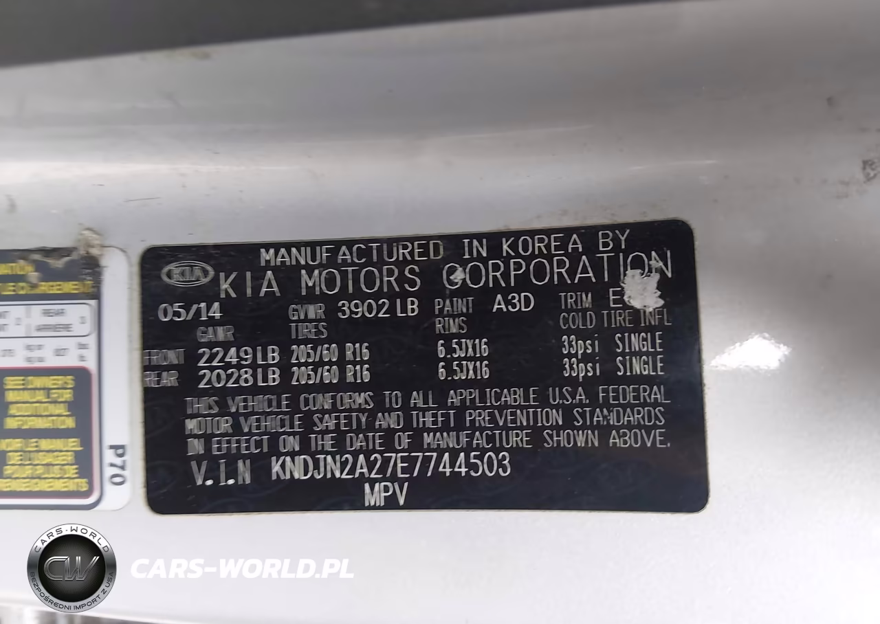 2014 Kia Soul VIN:KNDJN2A27E7744503 - 9
