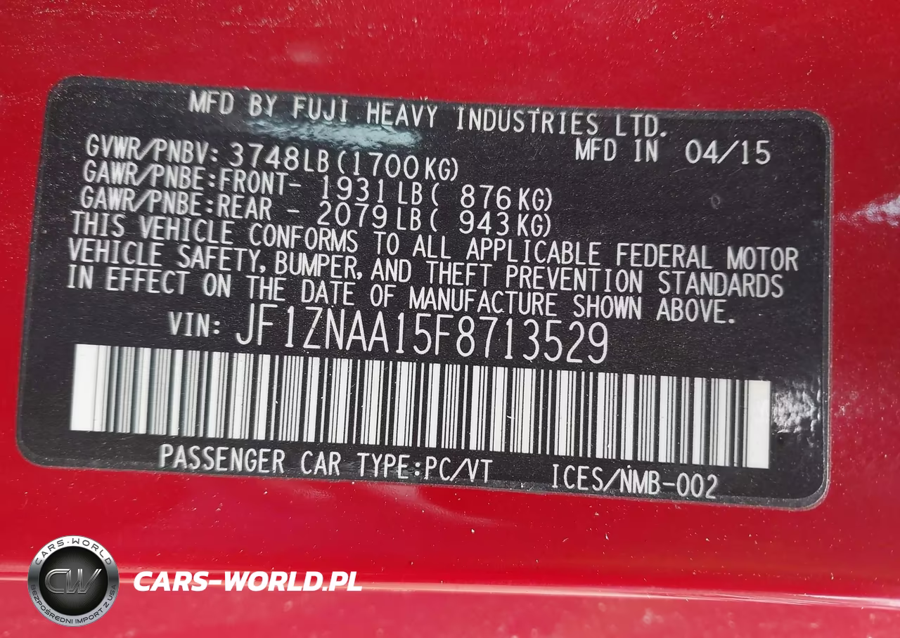 2015 Scion Fr-S VIN:JF1ZNAA15F8713529 - 9
