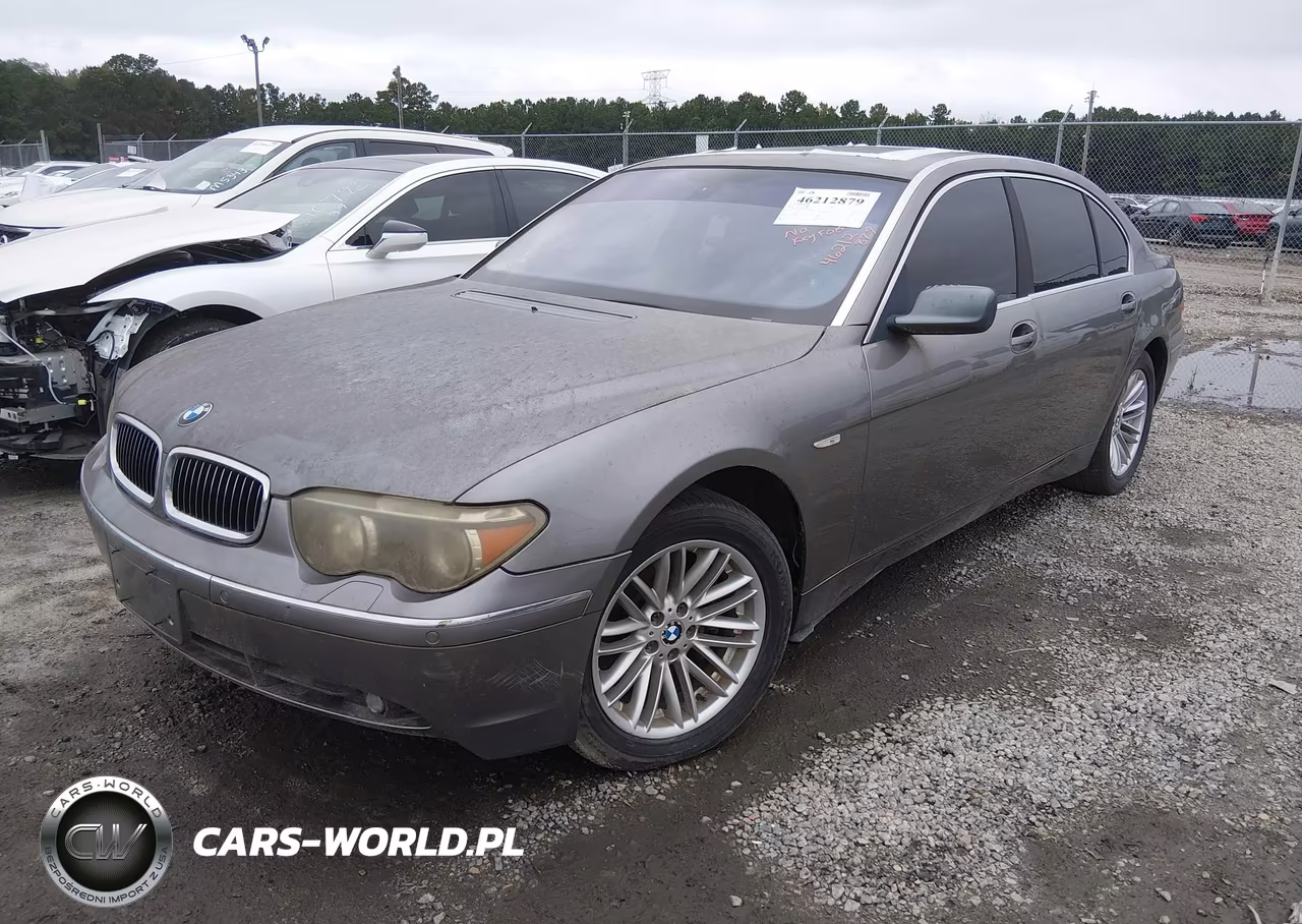 2004 BMW 745Li VIN:WBAGN63474DS49411 - 2