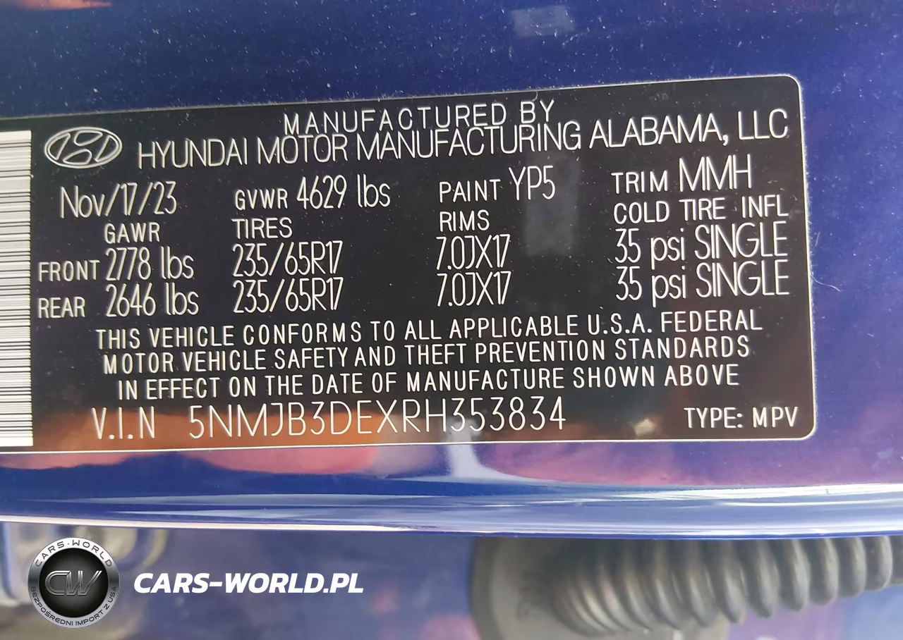 2024 Hyundai Tucson Sel VIN:5NMJB3DEXRH353834 - 9