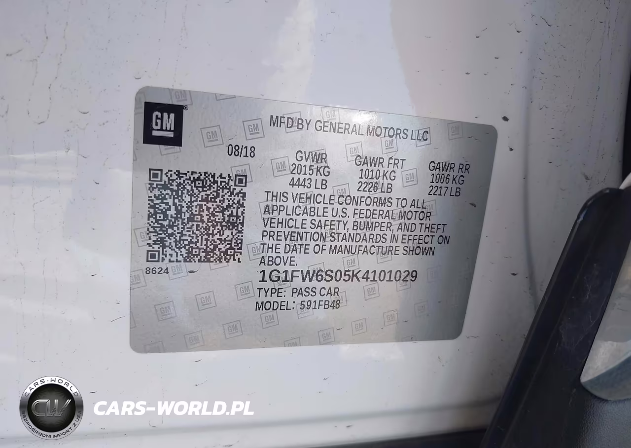 2019 Chevrolet Bolt Ev Lt VIN:1G1FW6S05K4101029 - 9