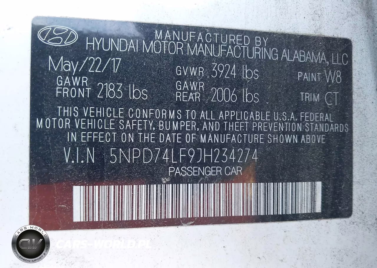 2018 Hyundai Elantra Se VIN:5NPD74LF9JH234274 - 9