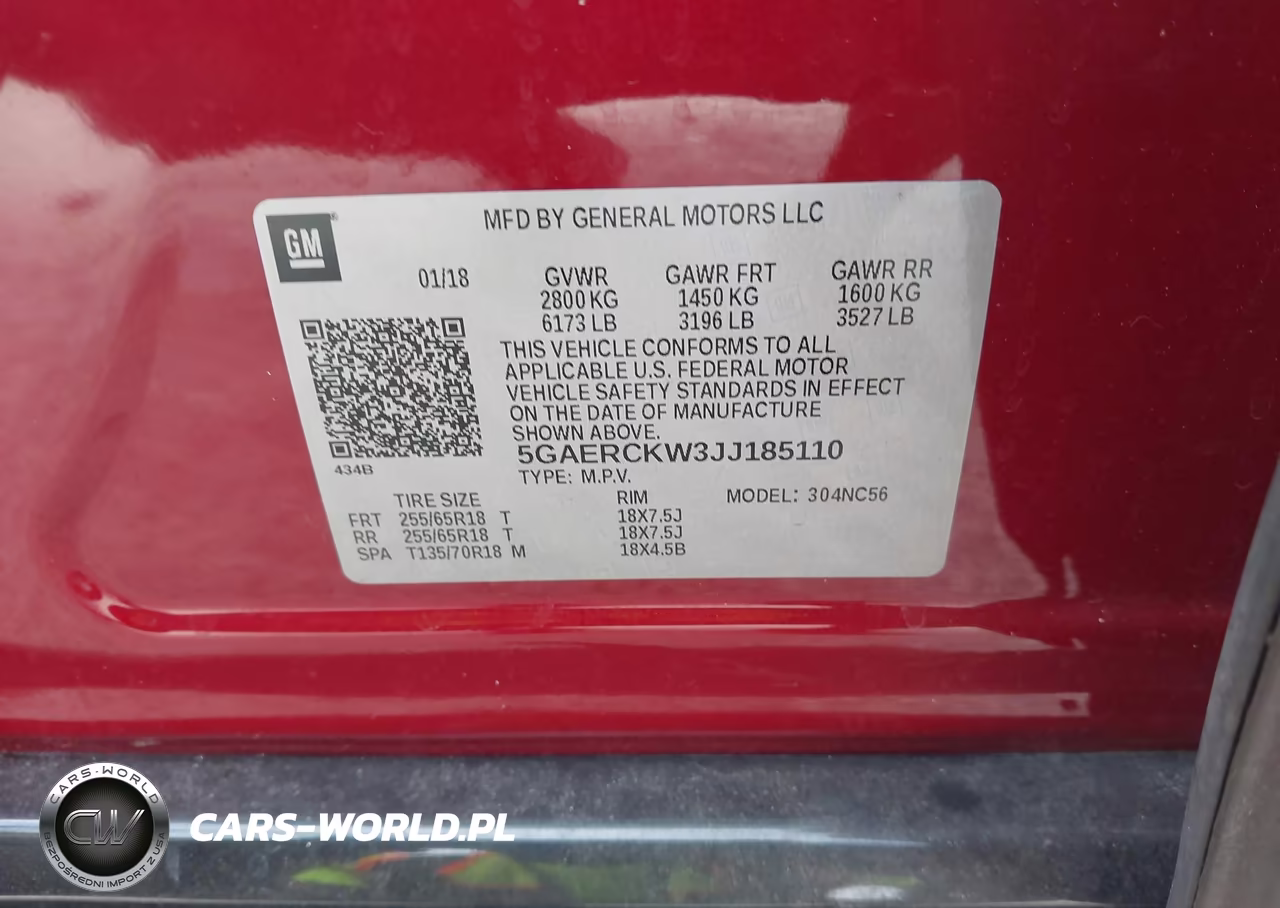 2018 Buick Enclave Premium VIN:5GAERCKW3JJ185110 - 9