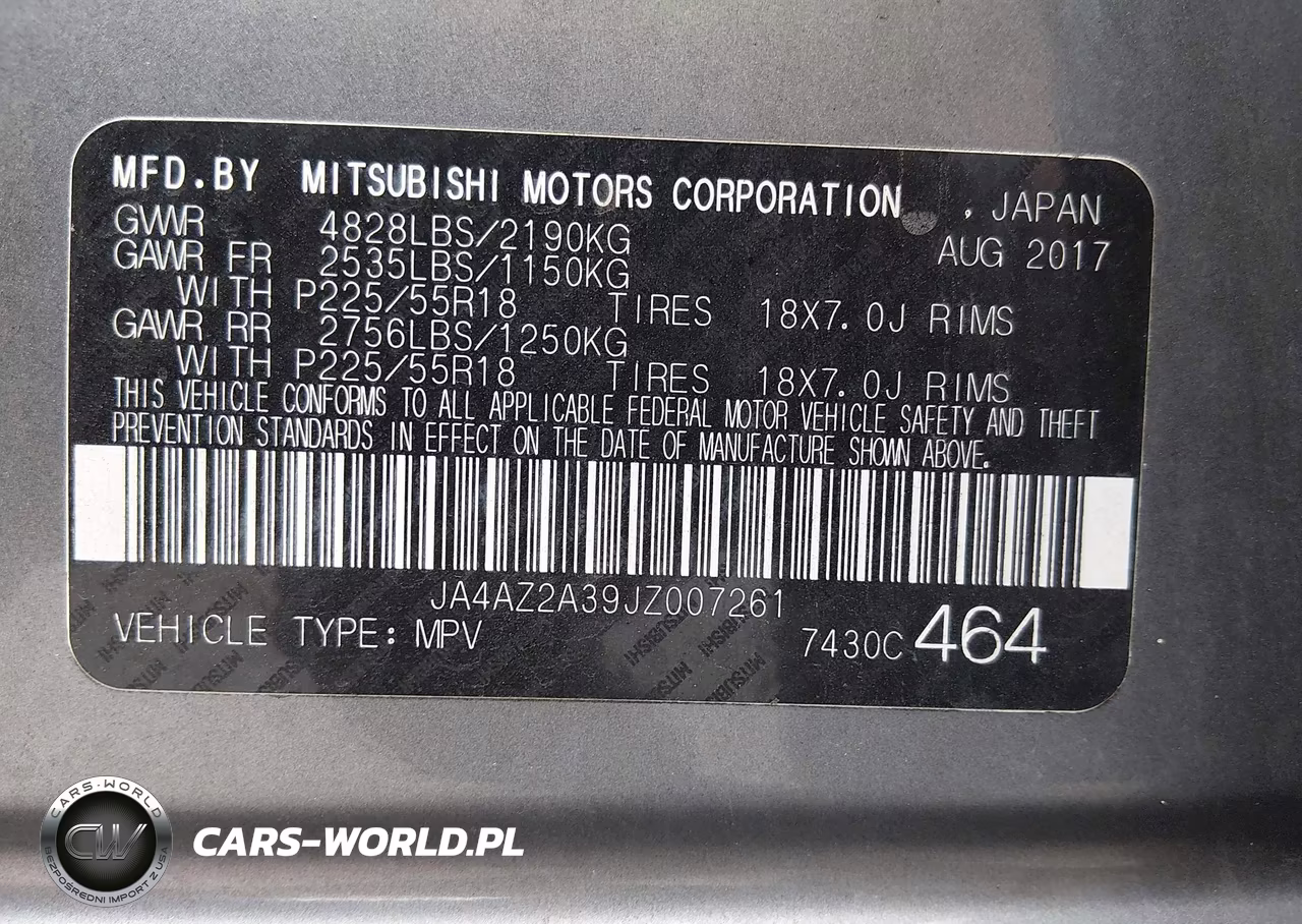 2018 Mitsubishi Outlander Es VIN:JA4AZ2A39JZ007261 - 9