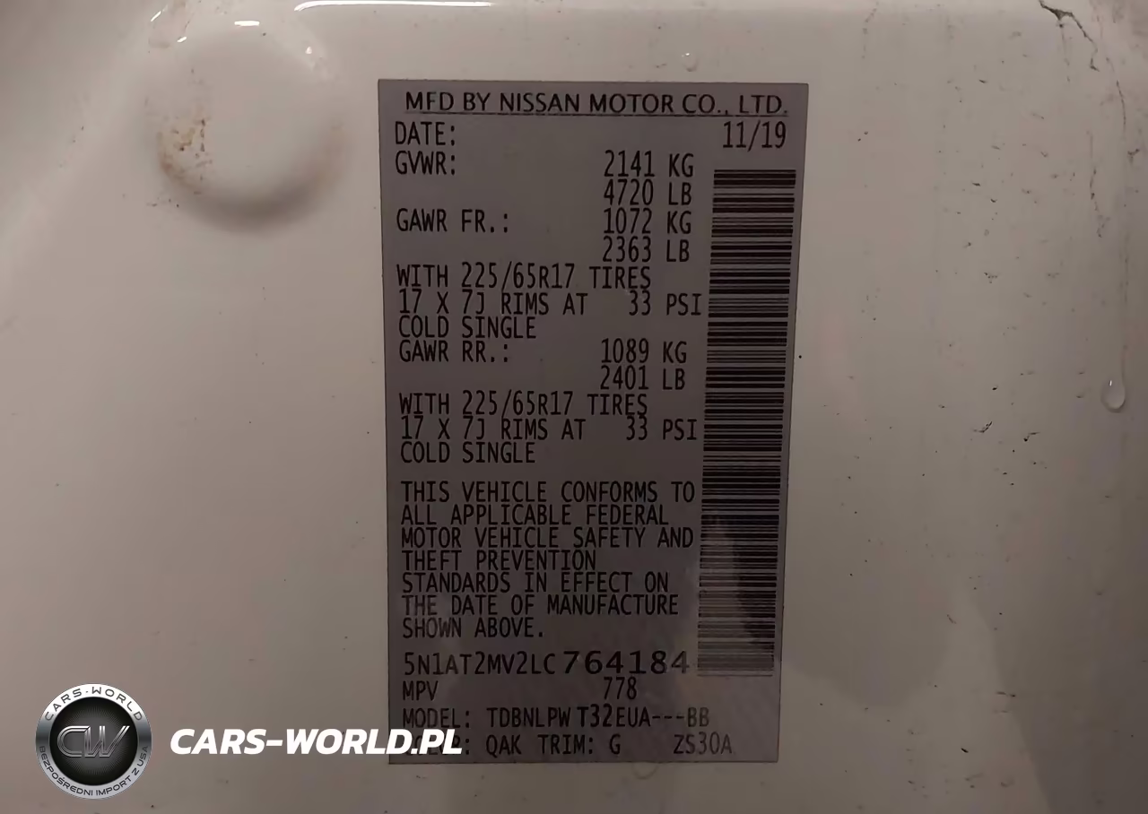 2020 Nissan Rogue S Intelligent Awd VIN:5N1AT2MV2LC764184 - 9