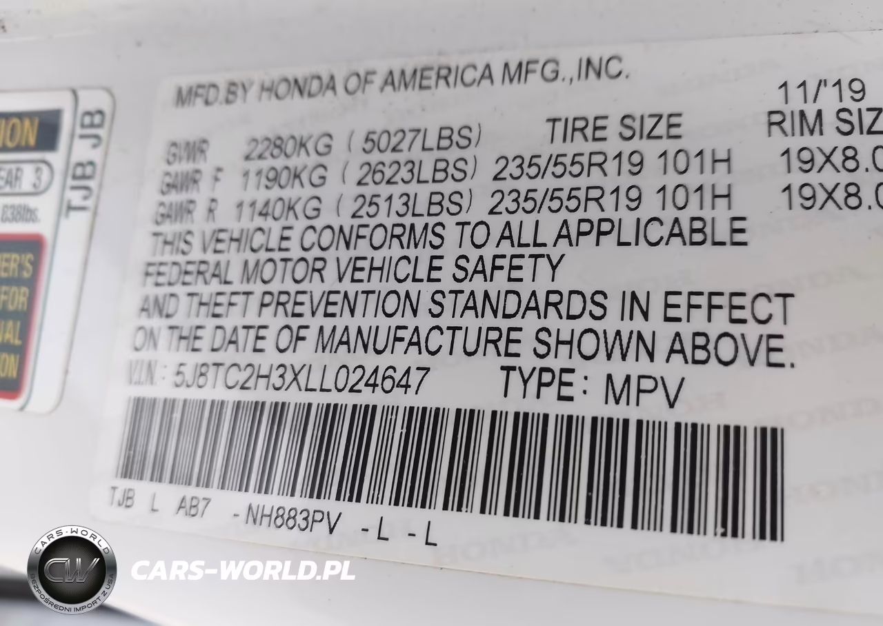 2020 Acura Rdx Standard VIN:5J8TC2H3XLL024647 - 9