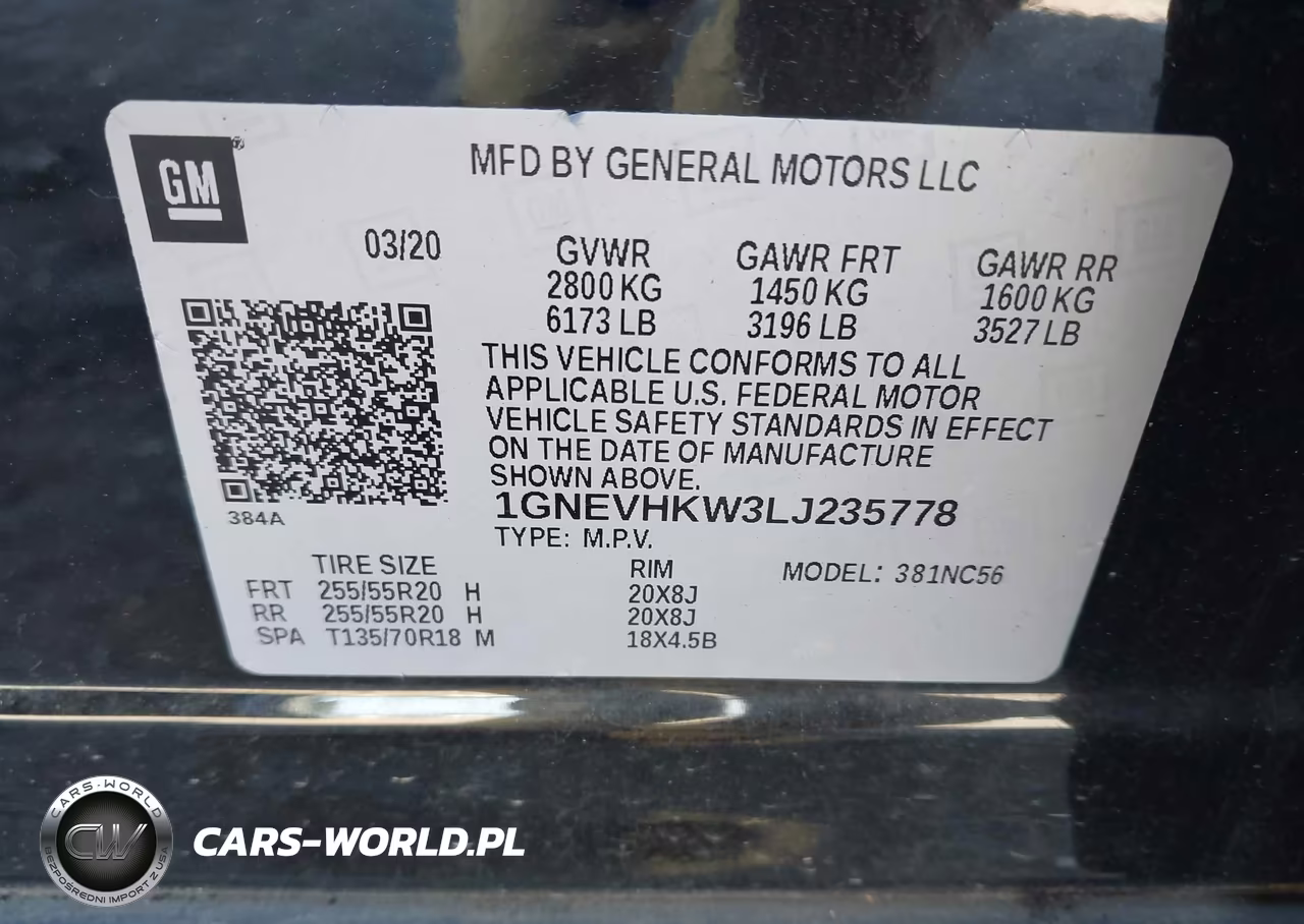 2020 Chevrolet Traverse Awd Lt Leather VIN:1GNEVHKW3LJ235778 - 9