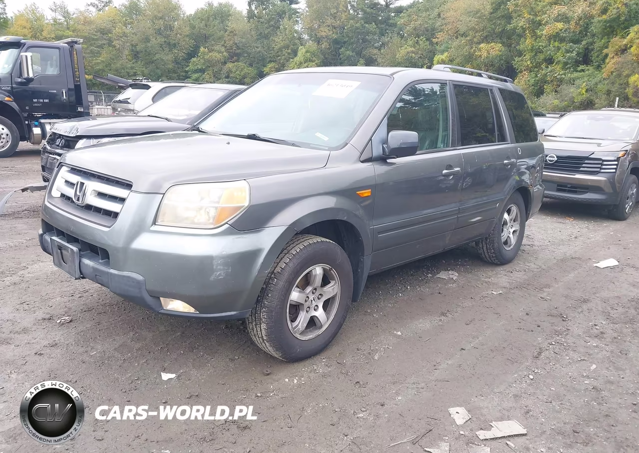 2007 Honda Pilot Ex-L VIN:2HKYF18547H500523 - 2
