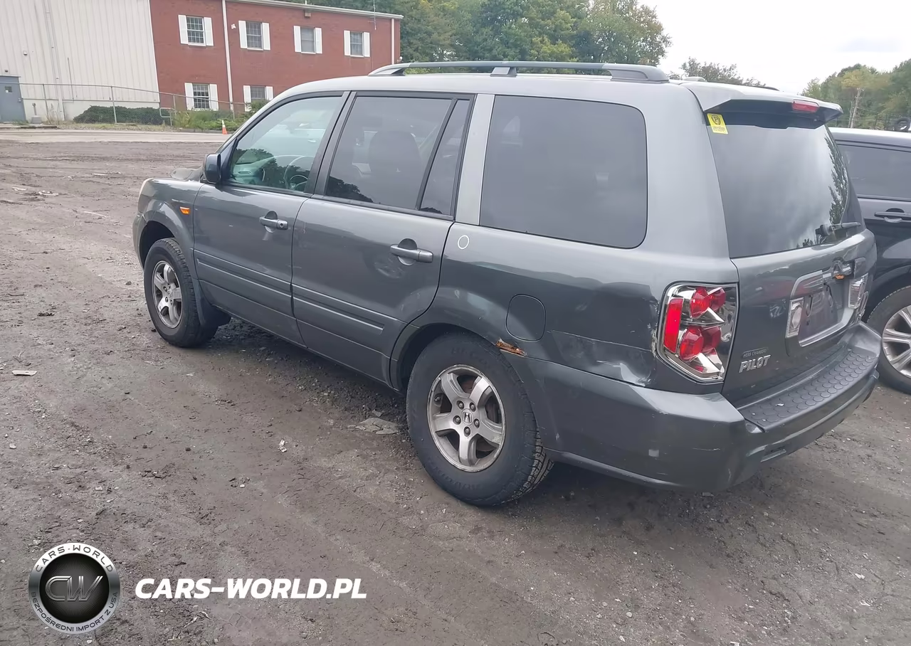 2007 Honda Pilot Ex-L VIN:2HKYF18547H500523 - 3