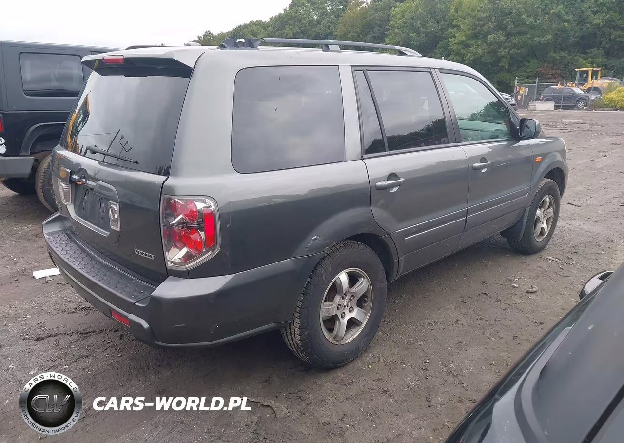 2007 Honda Pilot Ex-L VIN:2HKYF18547H500523 - 4
