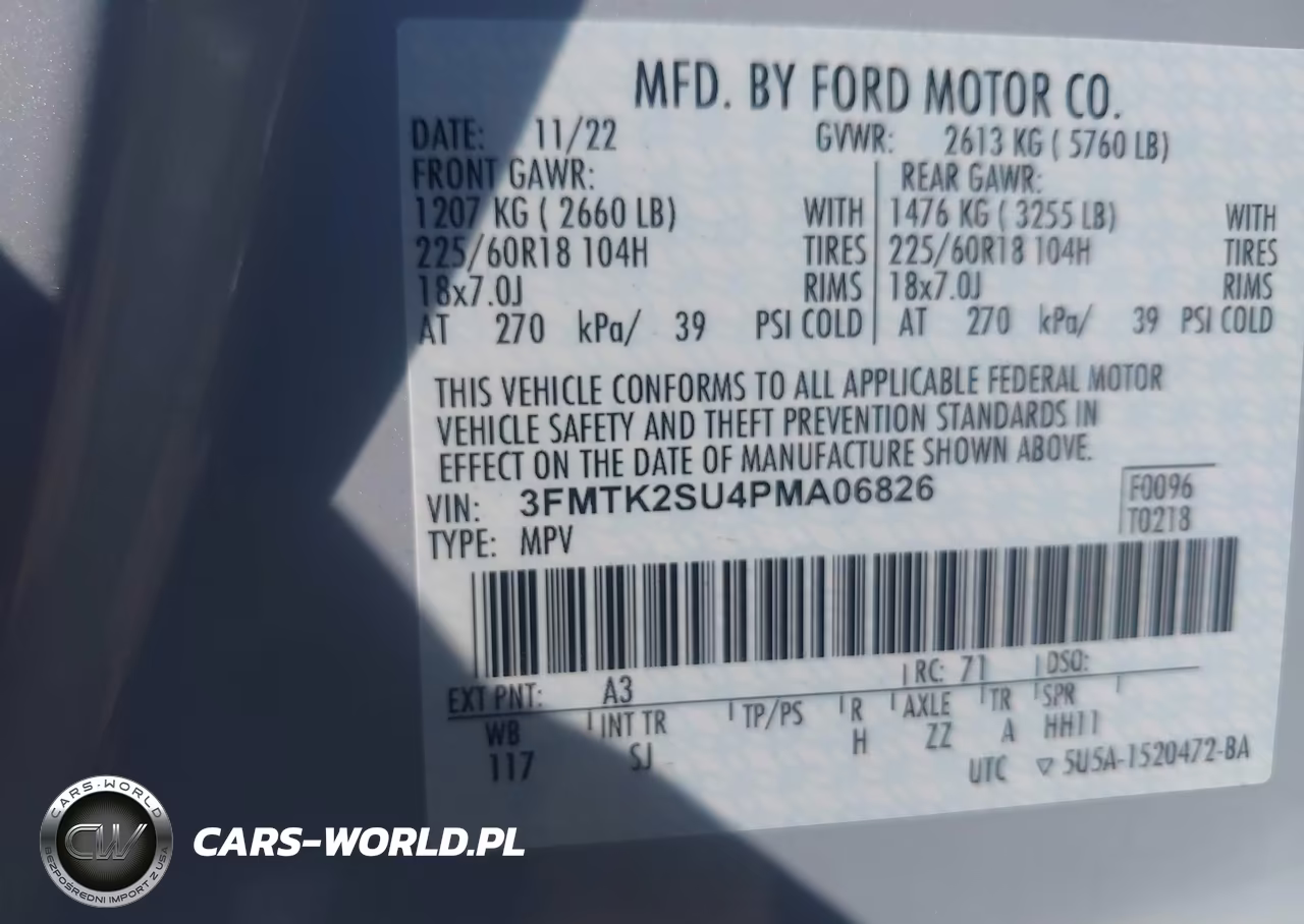 2023 Ford Mustang Mach-E California Route 1 VIN:3FMTK2SU4PMA06826 - 9