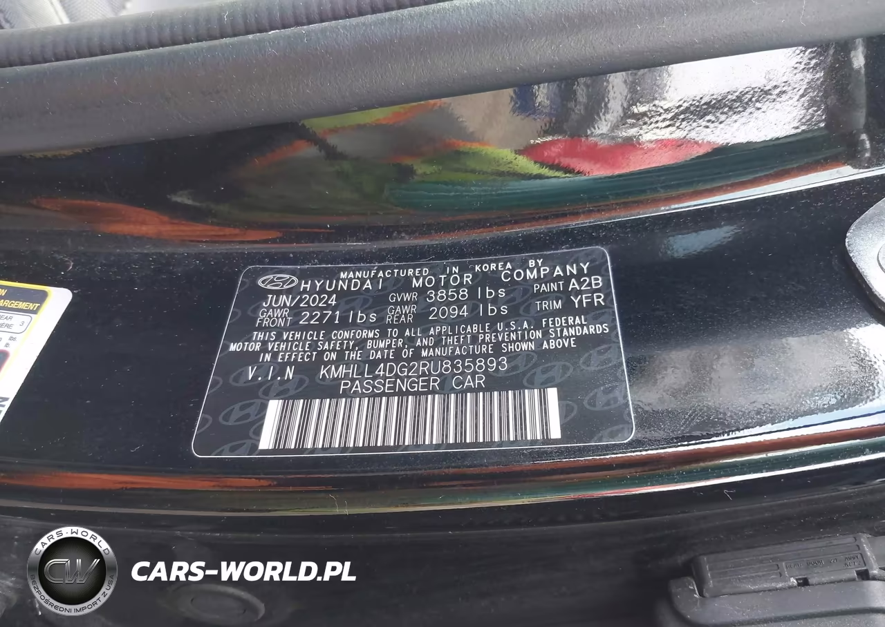 2024 Hyundai Elantra Se VIN:KMHLL4DG2RU835893 - 9