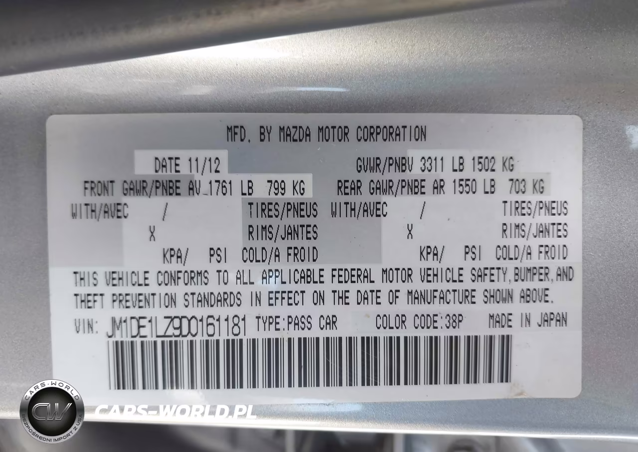 2013 Mazda Mazda2 Touring VIN:JM1DE1LZ9D0161181 - 9
