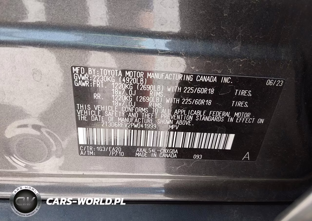 2023 Toyota Rav4 Hybrid Limited VIN:2T3D6RFV2PW041999 - 9