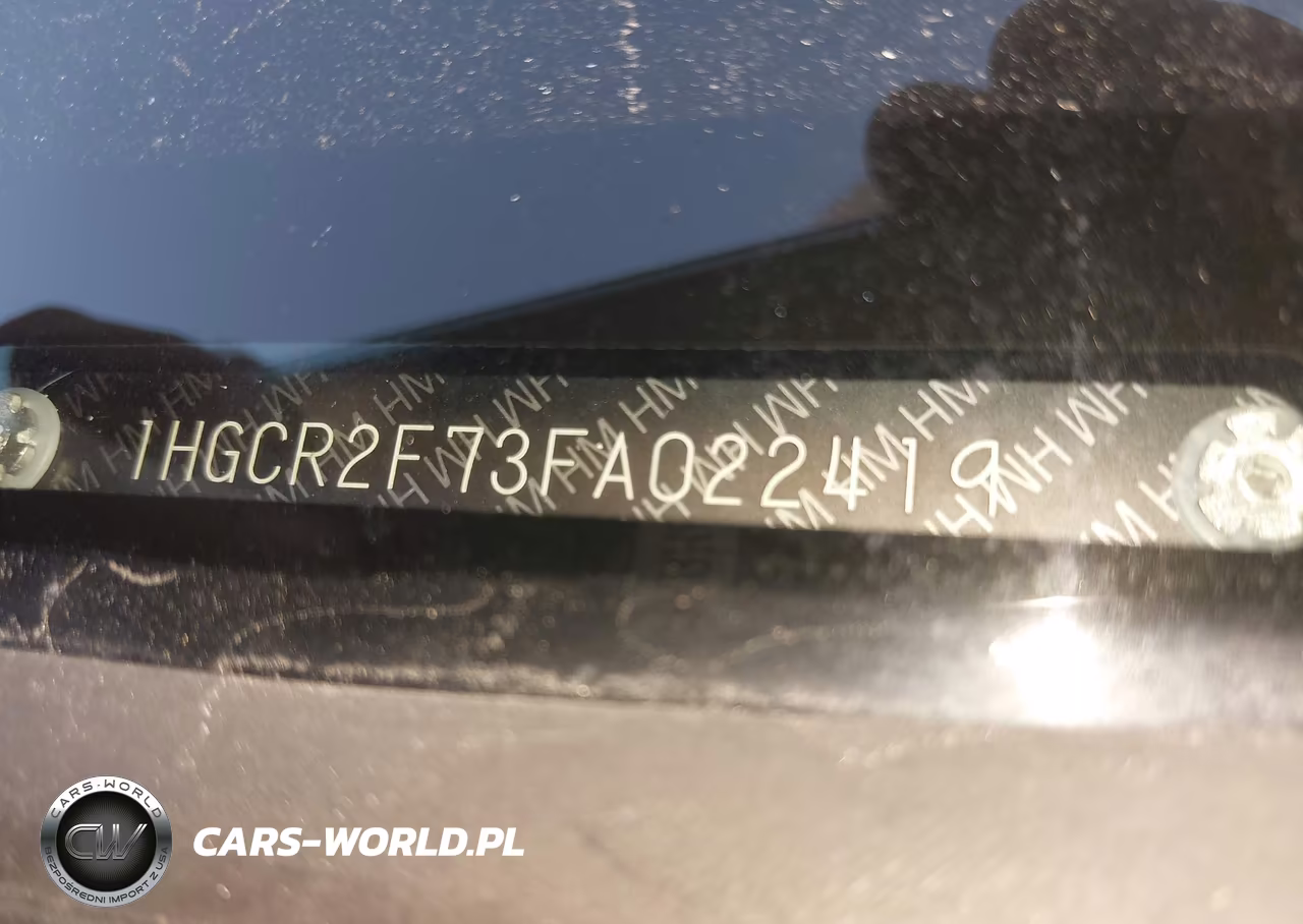 2015 Honda Accord Ex VIN:1HGCR2F73FA022419 - 9