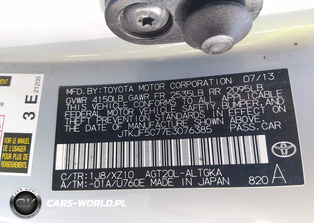 2014 Scion Tc 10 Series VIN:JTKJF5C77E3076385 - 9