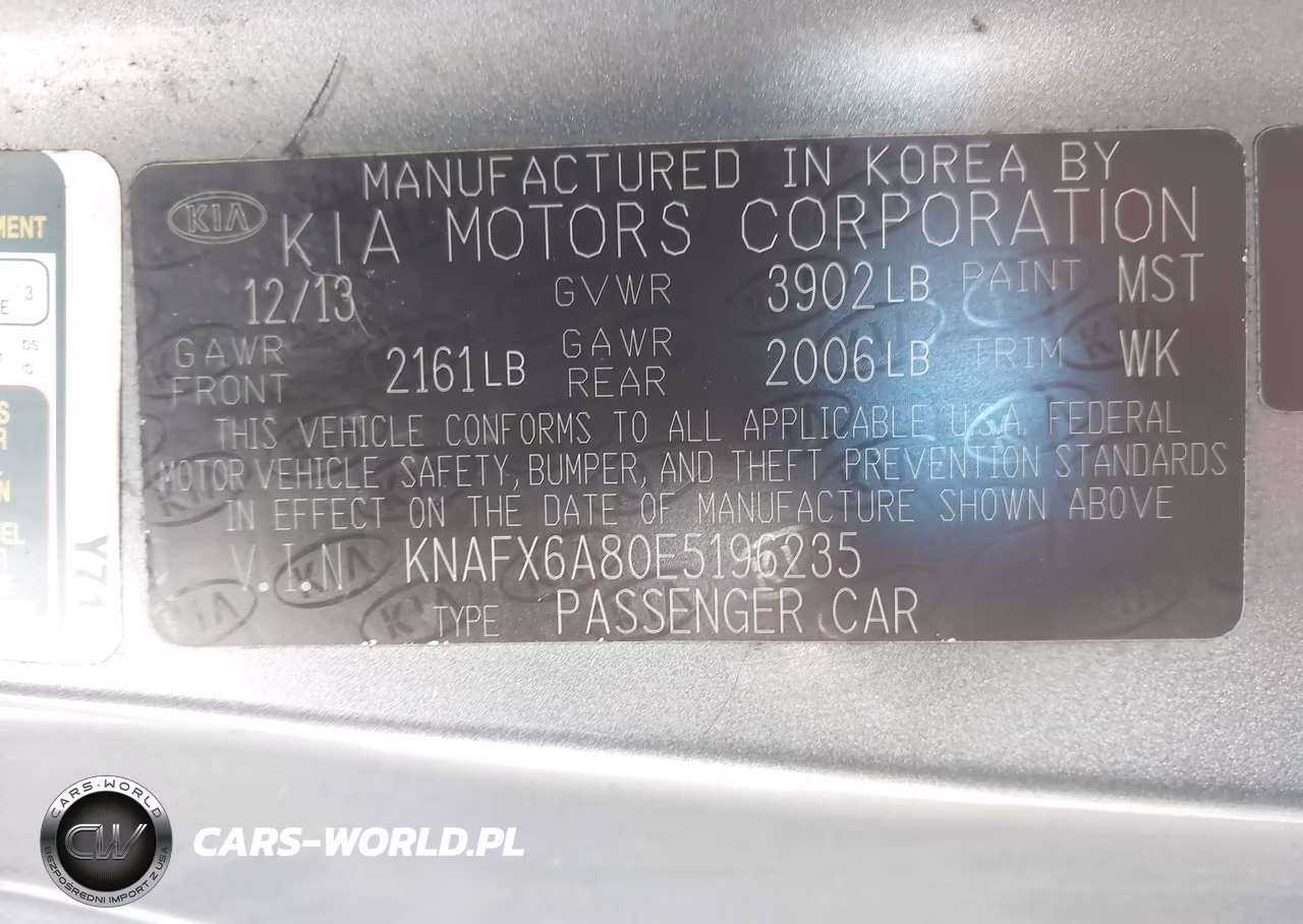 2014 Kia Forte Koup Ex VIN:KNAFX6A80E5196235 - 9