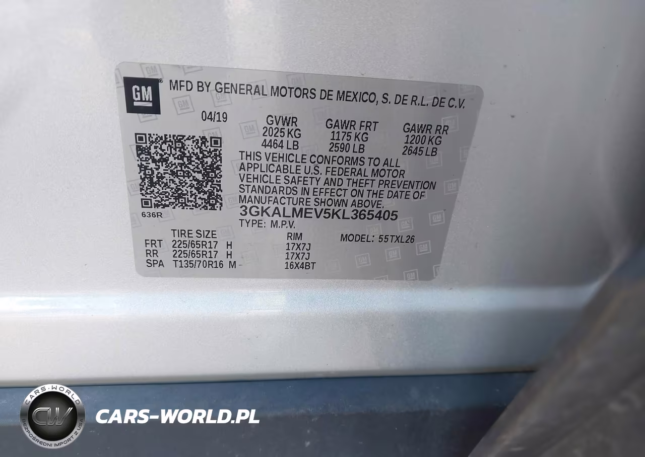 2019 GMC Terrain Sle VIN:3GKALMEV5KL365405 - 9